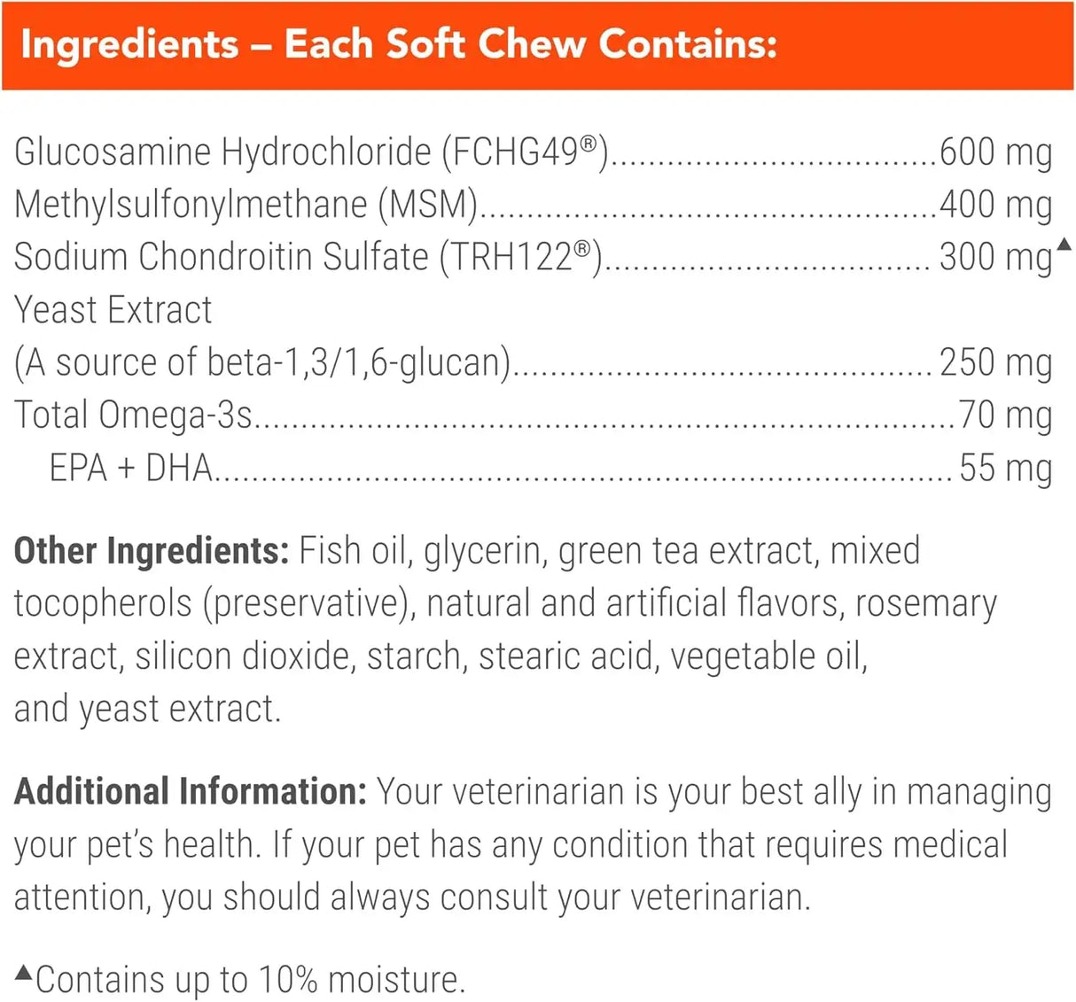 NUTRAMAX - Nutramax Cosequin Senior Joint Health Supplement for Senior Dogs 120 Masticables - The Red Vitamin MX - Cuidado De Cadera Y Articulaciones Para Perros - {{ shop.shopifyCountryName }}