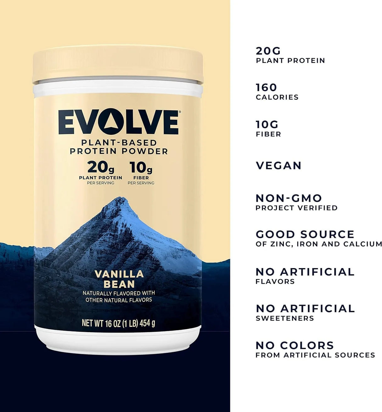 EVOLVE - Evolve Plant Based Protein Powder 20g Vanilla Bean 907Gr. - The Red Vitamin MX - Suplementos Alimenticios - {{ shop.shopifyCountryName }}