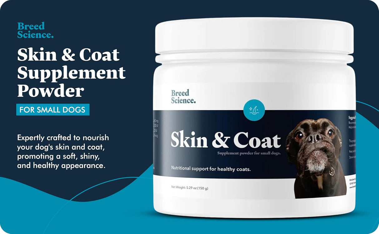 VitaBoost Skin and Coat Supplement Powder for Small Dogs 150Gr.