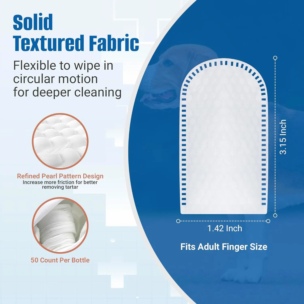 SPANIELBUNS - Spanielbuns Dog Dental Wipes for Cats & Dogs 50 Toallitas - The Red Vitamin MX - Cuidado Dental Para Perros - {{ shop.shopifyCountryName }}