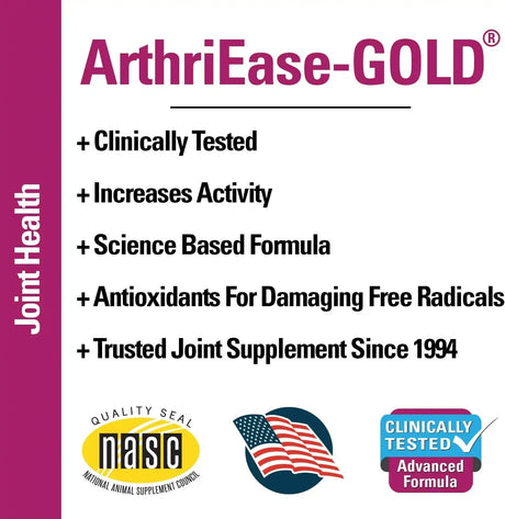 VET CLASSICS - Vet Classics ArthriEase-Gold Hip & Joint Support for Dogs 141Gr. - The Red Vitamin MX - Cuidado De Cadera Y Articulaciones Para Perros - {{ shop.shopifyCountryName }}