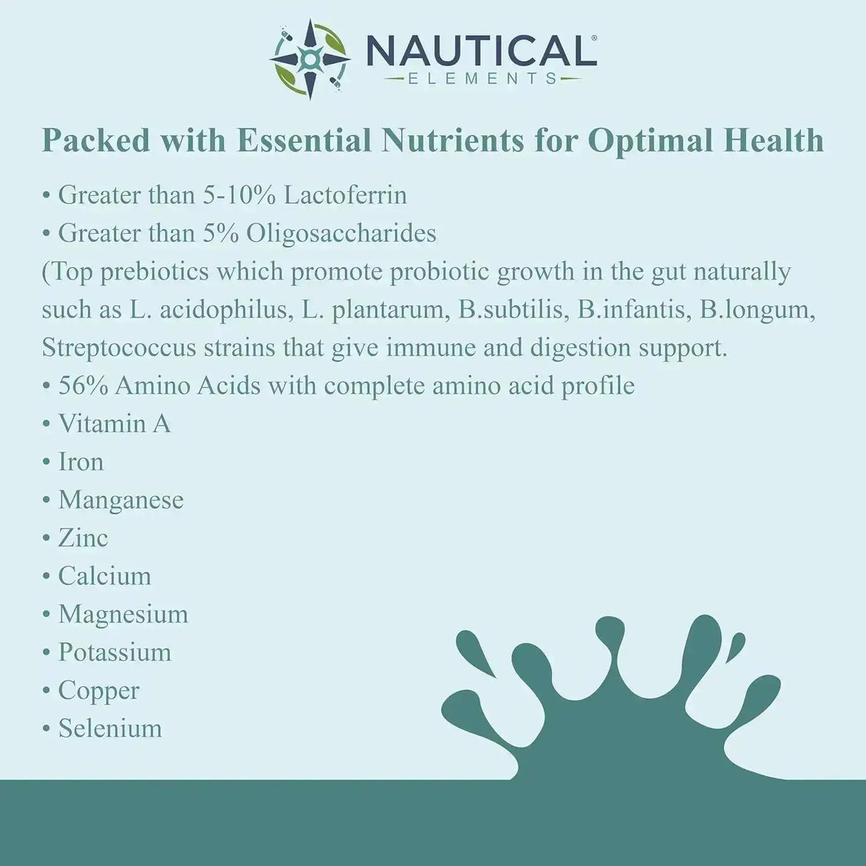 NAUTICAL ELEMENTS - Nautical Elements Pure Colostrum Powder 130Gr. - The Red Vitamin MX - Suplementos Alimenticios - {{ shop.shopifyCountryName }}