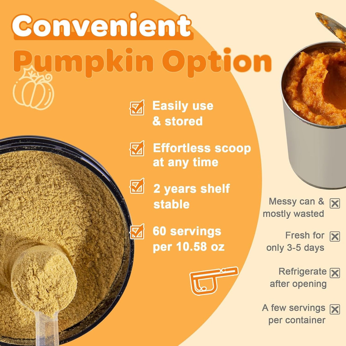 ZEBORA Pumpkin for Dogs 60 Servicios 300Gr.