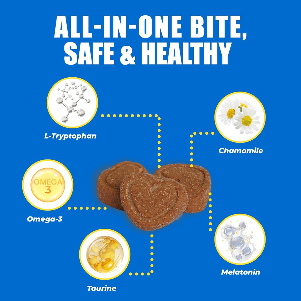 Just Try 300 Bites Calming Cat Treats for Relaxation 300 Masticables