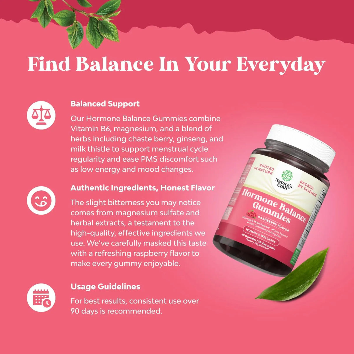 NATURES CRAFT - Natures Craft Hormone Balance for Women Gummies 60 Gomitas - The Red Vitamin MX - Suplementos Alimenticios - {{ shop.shopifyCountryName }}