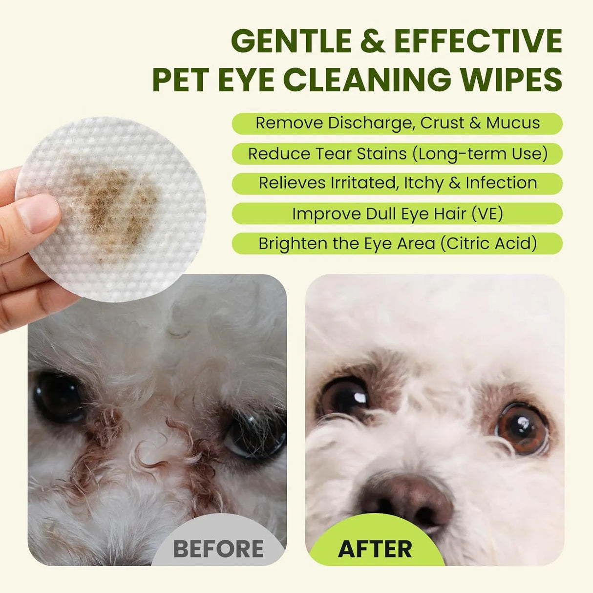 PAWSONO - PawSono Eye Wipes for Dogs & Cats Unscent 100 Toallitas 2 Pack - The Red Vitamin MX - Cuidado De Los Ojos De Los Perros - {{ shop.shopifyCountryName }}