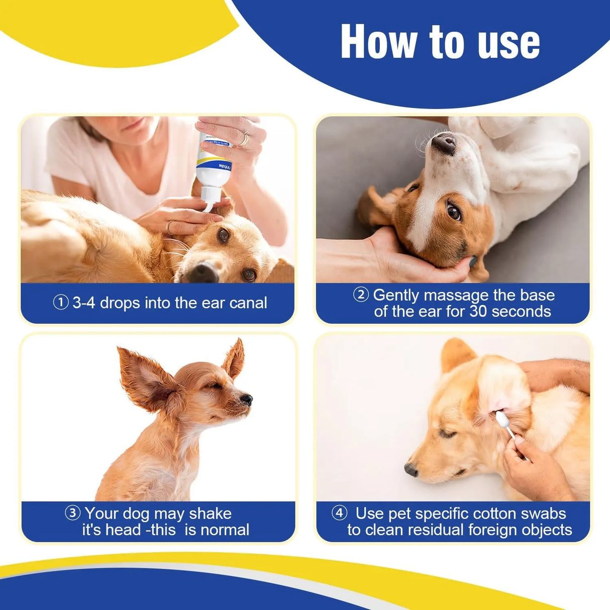NINIBABIE - Ninibabie Ear Cleaning Solution for Dogs and Cats 120Ml. - The Red Vitamin MX - Cuidado Del Oído De Perros - {{ shop.shopifyCountryName }}