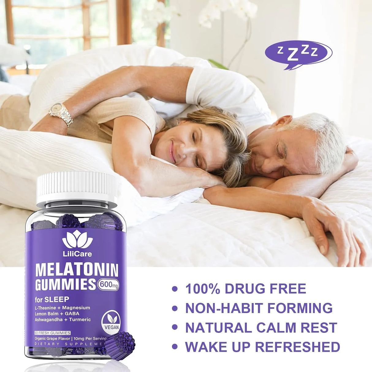 LILICARE - Lilicare Melatonin 10Mg. 60 Gomitas 2 Pack - The Red Vitamin MX - Suplementos Alimenticios - {{ shop.shopifyCountryName }}