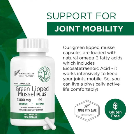 PLANTONIN - Plantonin New Zealand Green Lipped Mussel 120 Capsulas - The Red Vitamin MX - Suplementos Alimenticios - {{ shop.shopifyCountryName }}