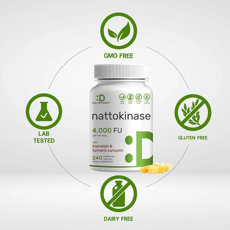 DEAL SUPPLEMENT - Deal Supplement Nattokinase 4,000 FU 240 Capsulas - The Red Vitamin MX - Suplementos Alimenticios - {{ shop.shopifyCountryName }}