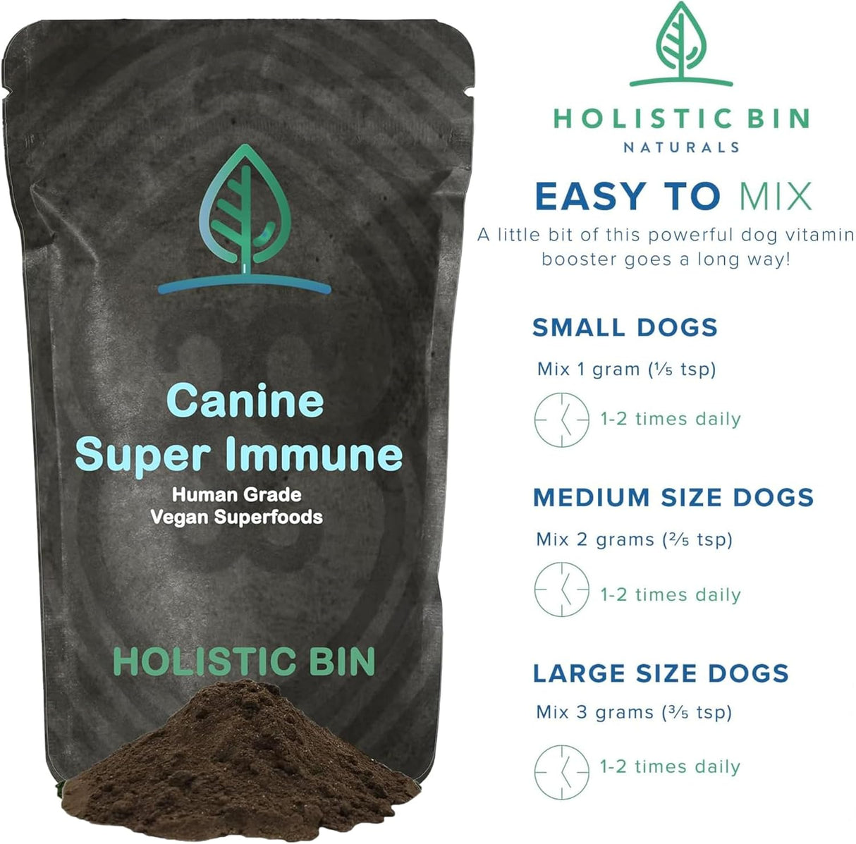 HOLISTIC BIN - HOLISTIC BIN Canine Super Immune Support 100Gr. - The Red Vitamin MX - Suplementos Herbales Para Perros - {{ shop.shopifyCountryName }}