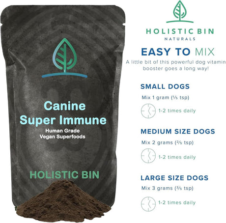 HOLISTIC BIN - HOLISTIC BIN Canine Super Immune Support 100Gr. - The Red Vitamin MX - Suplementos Herbales Para Perros - {{ shop.shopifyCountryName }}