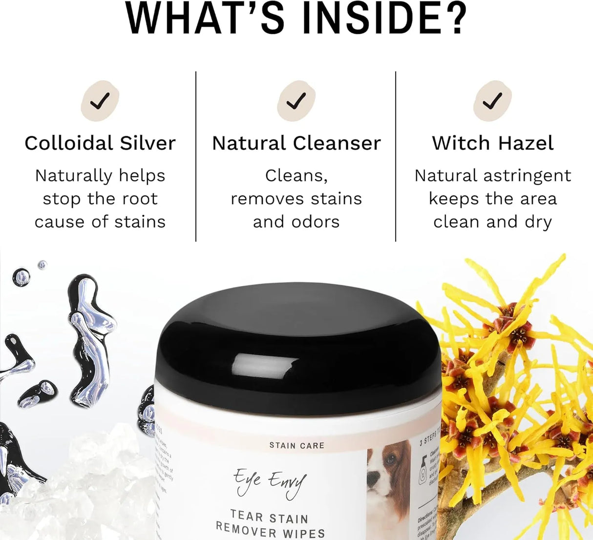 EYE ENVY - Eye Envy Tear Stain Wipes for Dogs 60 Toallitas - The Red Vitamin MX - Cuidado De Los Ojos De Los Perros - {{ shop.shopifyCountryName }}
