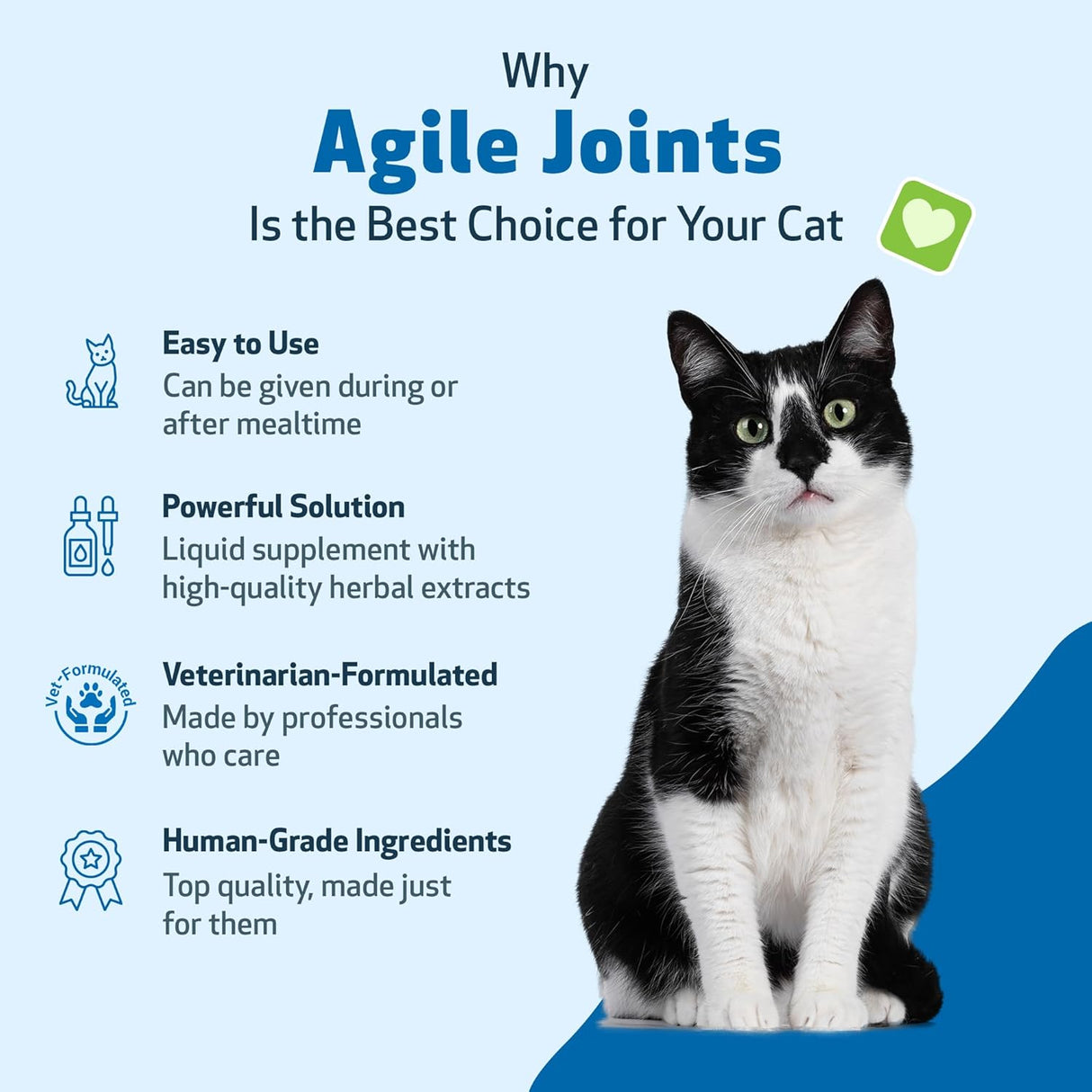 Pet Wellbeing Agile Joints for Cats 2 Fl.Oz.