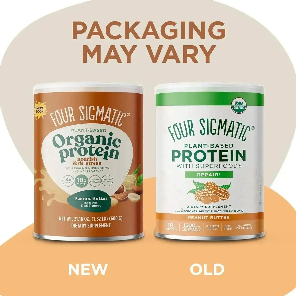 FOUR SIGMATIC - Four Sigmatic Organic Vegan Protein Powder Peanut Butter 600Gr. - The Red Vitamin MX - Suplementos Alimenticios - {{ shop.shopifyCountryName }}