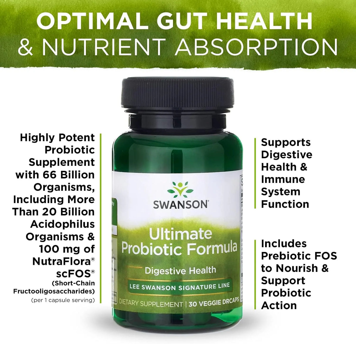 SWANSON - Swanson Ultimate Probiotic Formula Digestive Health 30 Capsulas 2 Pack - The Red Vitamin MX - Suplementos Alimenticios - {{ shop.shopifyCountryName }}