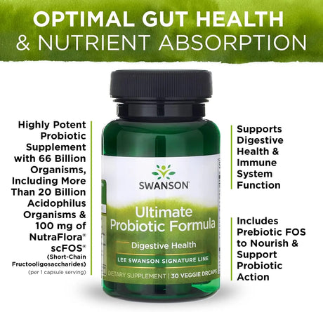 SWANSON - Swanson Ultimate Probiotic Formula Digestive Health 30 Capsulas 2 Pack - The Red Vitamin MX - Suplementos Alimenticios - {{ shop.shopifyCountryName }}