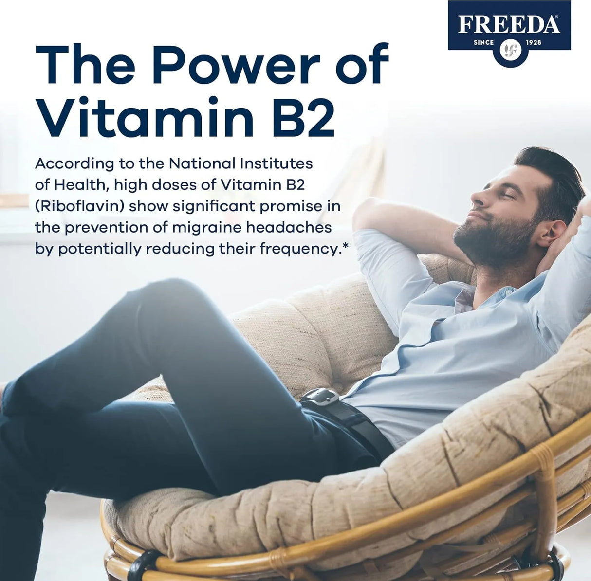 FREEDA - Freeda Vitamin B2 Riboflavin 50Mg. 100 Tabletas - The Red Vitamin MX - Suplementos Alimenticios - {{ shop.shopifyCountryName }}