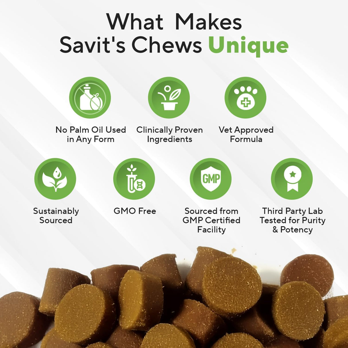Savit's Dog Hip and Joint Supplement Chews 180 Masticables
