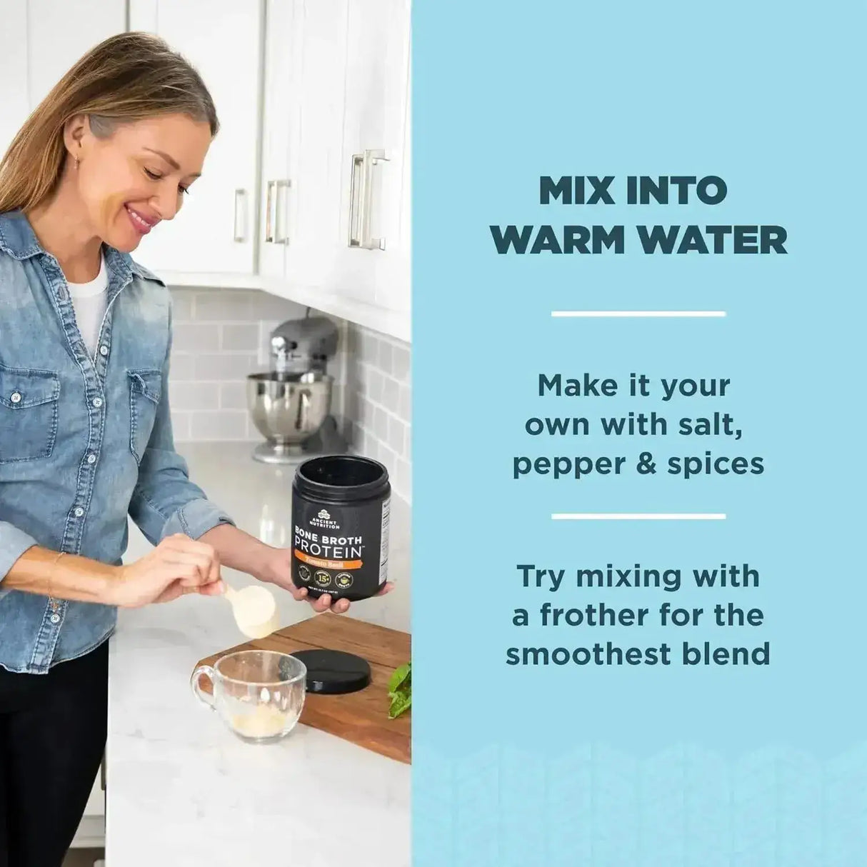 ANCIENT NUTRITION - Ancient Nutrition Bone Broth Protein Powder Tomato Basil 15 Servicios 387Gr. - The Red Vitamin MX - Suplementos Alimenticios - {{ shop.shopifyCountryName }}