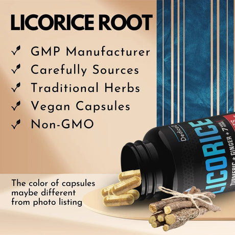 DEDICAD - DEDICAD Licorice Root 120 Capsulas - The Red Vitamin MX - Suplementos Alimenticios - {{ shop.shopifyCountryName }}