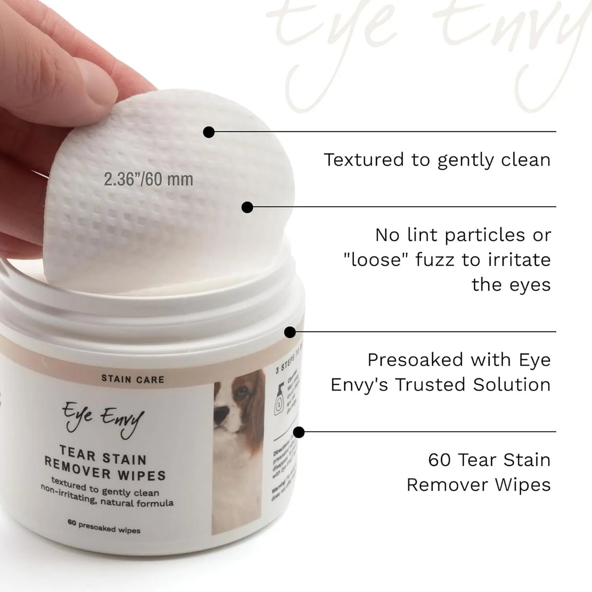 EYE ENVY - Eye Envy Tear Stain Wipes for Dogs 60 Toallitas - The Red Vitamin MX - Cuidado De Los Ojos De Los Perros - {{ shop.shopifyCountryName }}