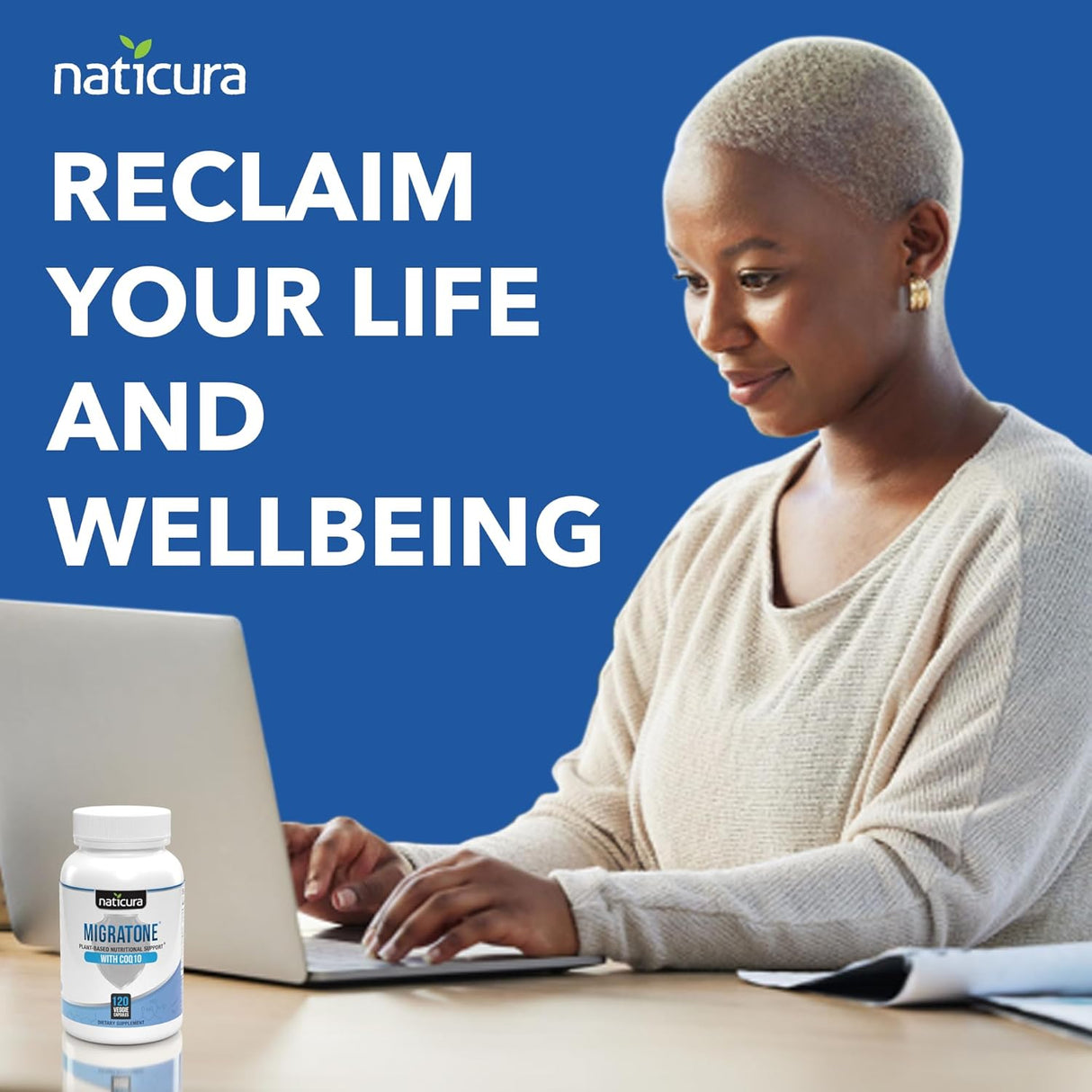 Naticura Migratone Migraine Relief 120 Capsulas