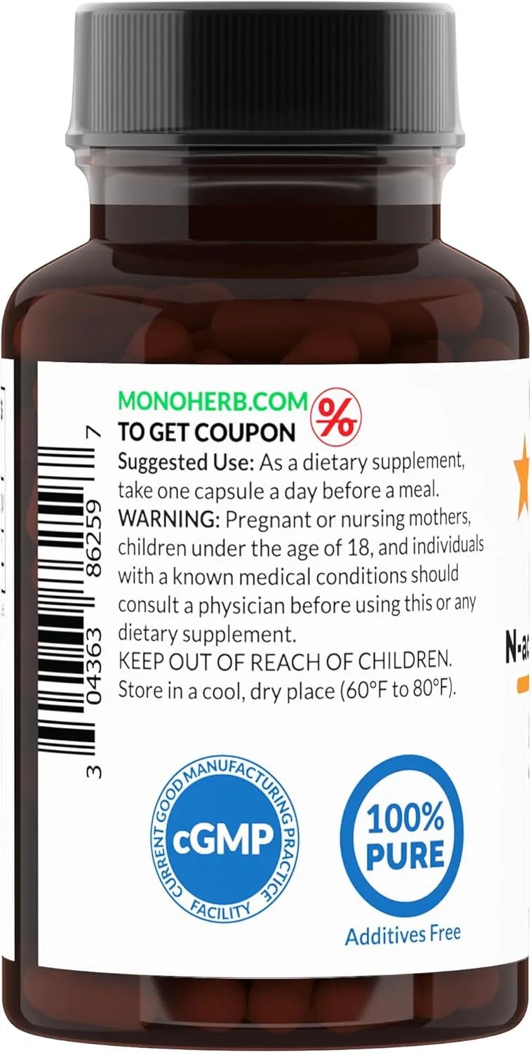 MONOHERB - Monoherb N-Acetyl Glucosamine 500Mg. 90 Capsulas - The Red Vitamin MX - Suplementos Alimenticios - {{ shop.shopifyCountryName }}
