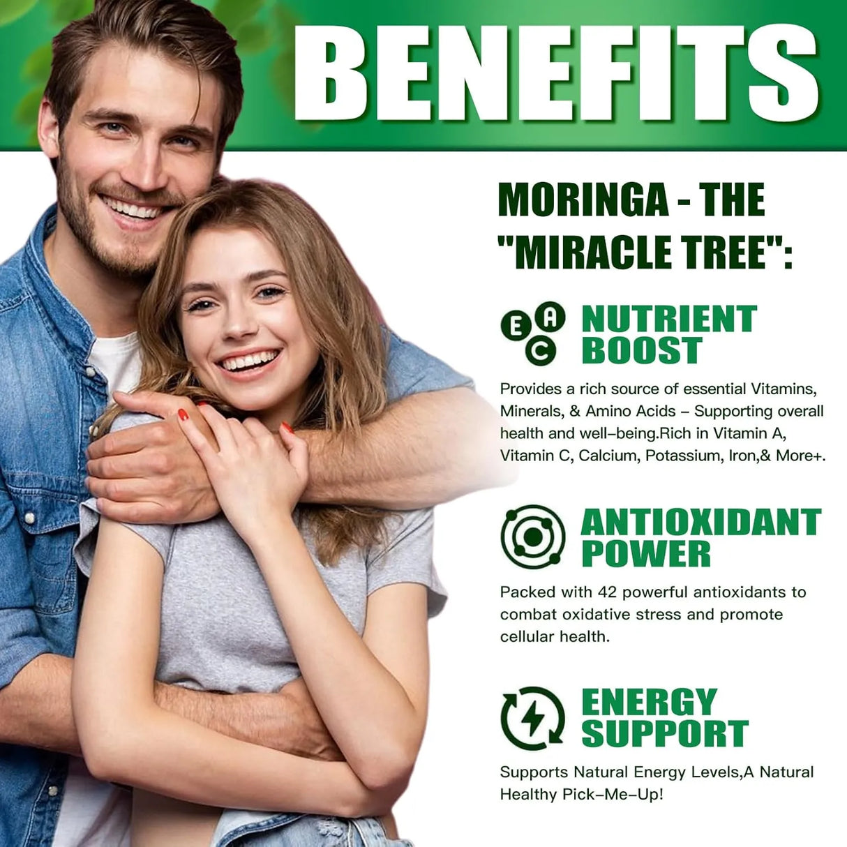 LOCRED - LOCRED Moringa Powder 60 Capsulas - The Red Vitamin MX - Suplementos Alimenticios - {{ shop.shopifyCountryName }}