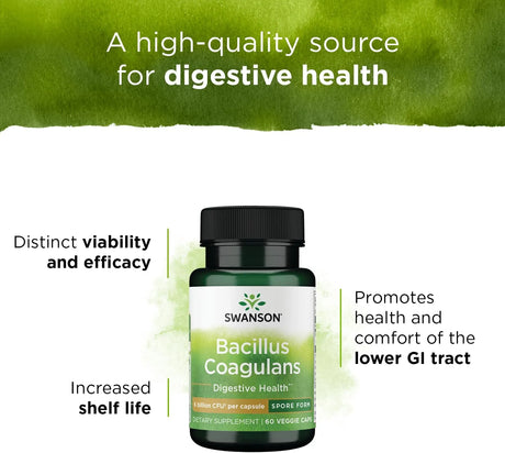 SWANSON - Swanson Bacillus Coagulans 60 Capsulas - The Red Vitamin MX - Suplementos Alimenticios - {{ shop.shopifyCountryName }}