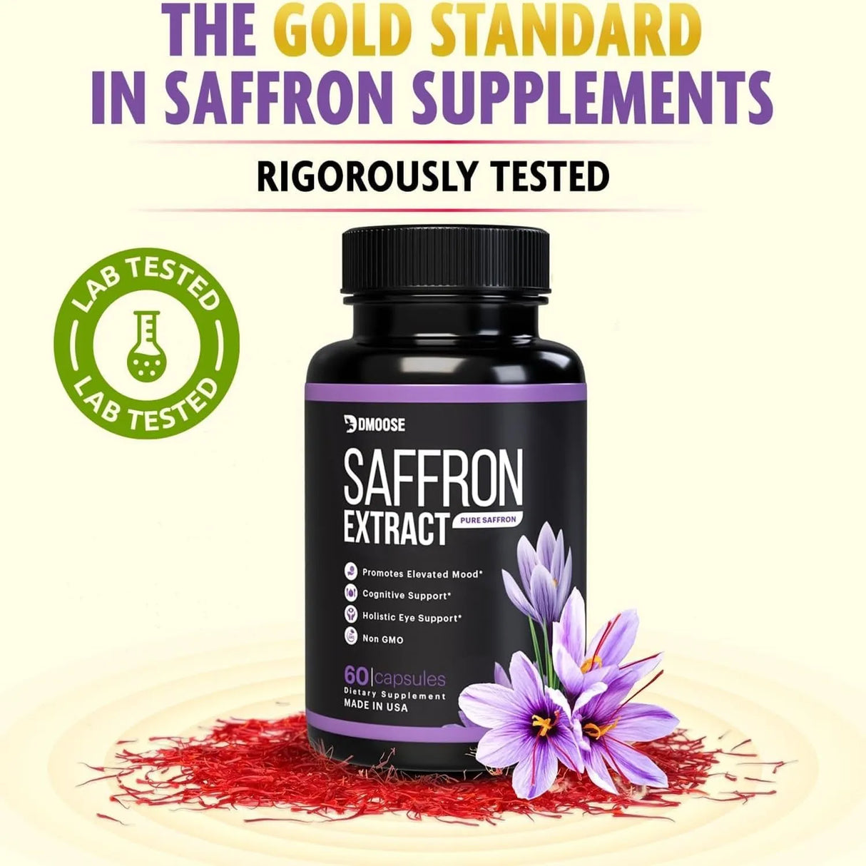 DMOOSE - DMoose Saffron Extract 88.5Mg. 60 Capsulas - The Red Vitamin MX - Suplementos Alimenticios - {{ shop.shopifyCountryName }}