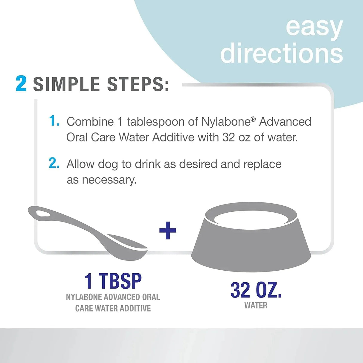 NYLABONE - Nylabone Advanced Oral Care Dog Water Additive for Dental Care 32 Oz. - The Red Vitamin MX - Cuidado Dental Para Perros - {{ shop.shopifyCountryName }}