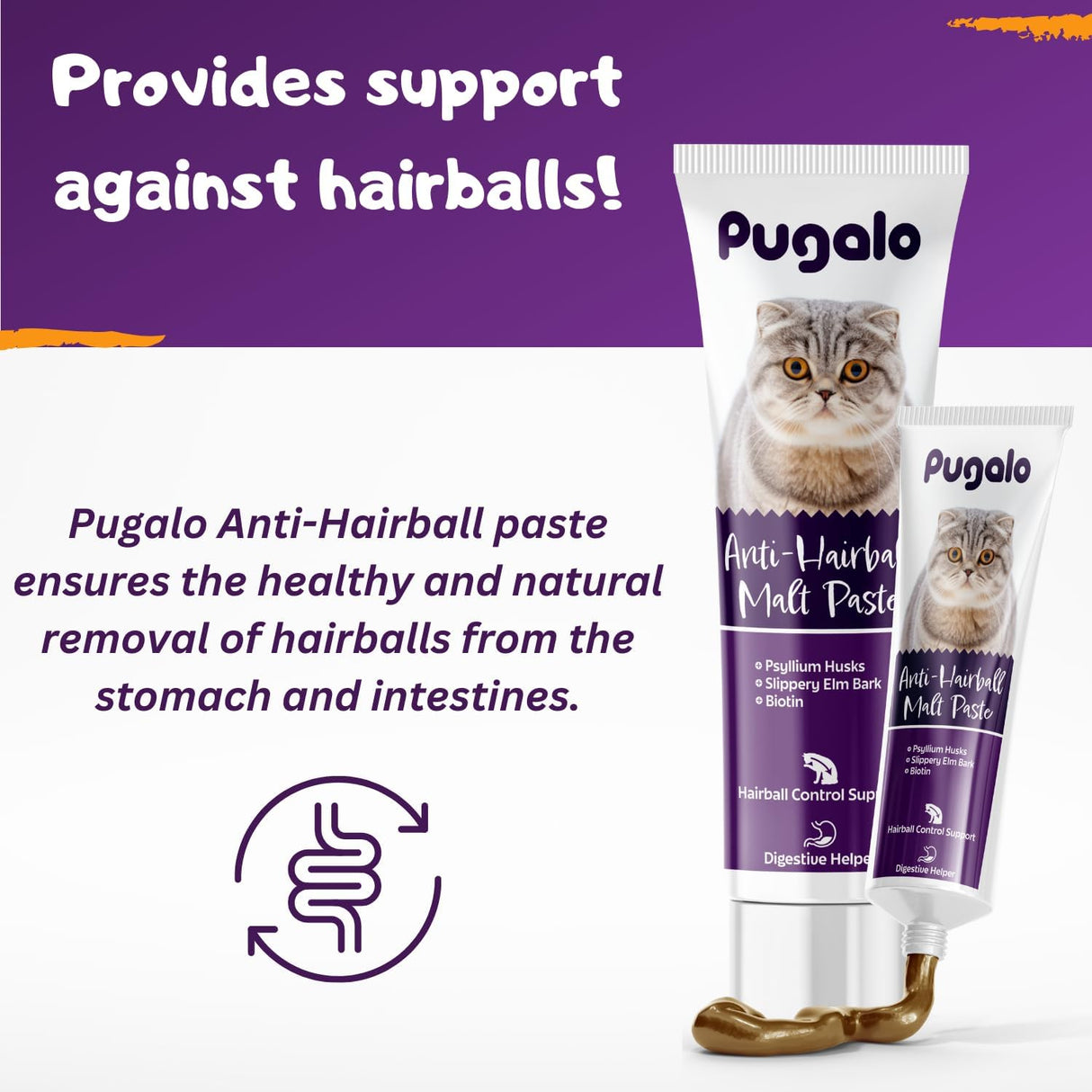 Pugalo Cat Hairball Remedy Gel 100Ml.