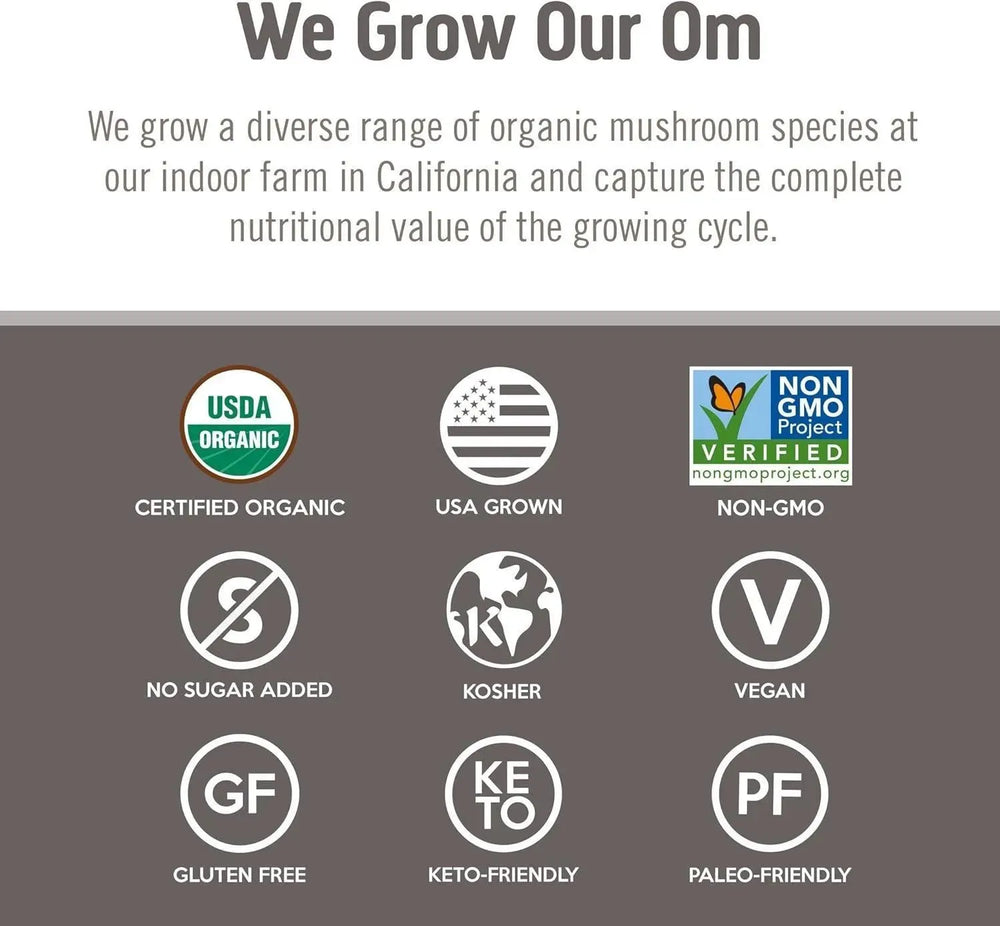 OM - Om Mushroom Superfood Chaga Organic Mushroom Powder 200Gr. - The Red Vitamin MX - Suplementos Alimenticios - {{ shop.shopifyCountryName }}