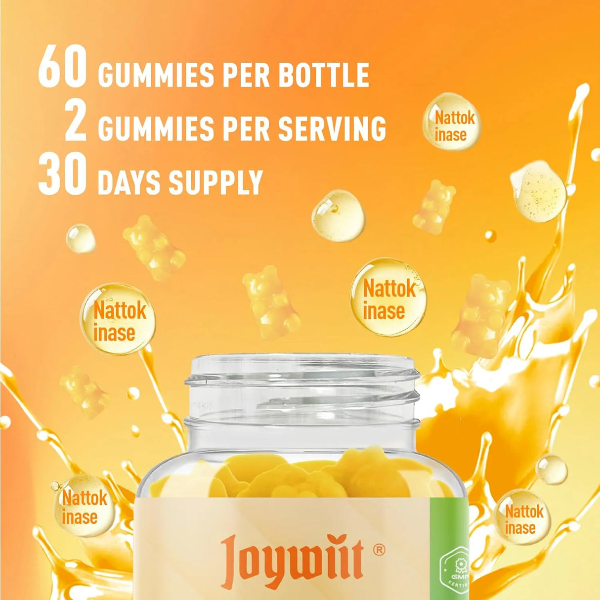 JOYWIIT - Joywiit Nattokinase Gummies 12,000 FU 60 Gomitas - The Red Vitamin MX - Suplementos Alimenticios - {{ shop.shopifyCountryName }}
