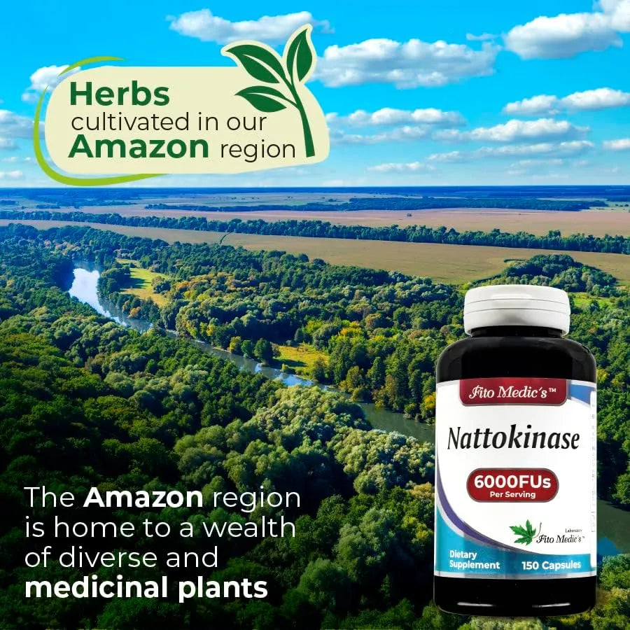 FITO MEDIC´S - FITO MEDIC'S Lab Nattokinase 6000 FU 150 Capsulas - The Red Vitamin MX - Suplementos Alimenticios - {{ shop.shopifyCountryName }}