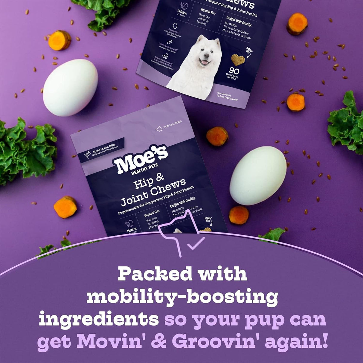 Moe’s Dog Joint Supplement 90 Masticables