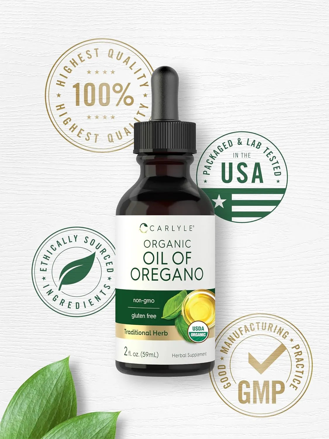 CARLYLE - Carlyle Organic Oil of Oregano Liquid Drops 2 Fl.Oz. - The Red Vitamin MX - Suplementos Alimenticios - {{ shop.shopifyCountryName }}
