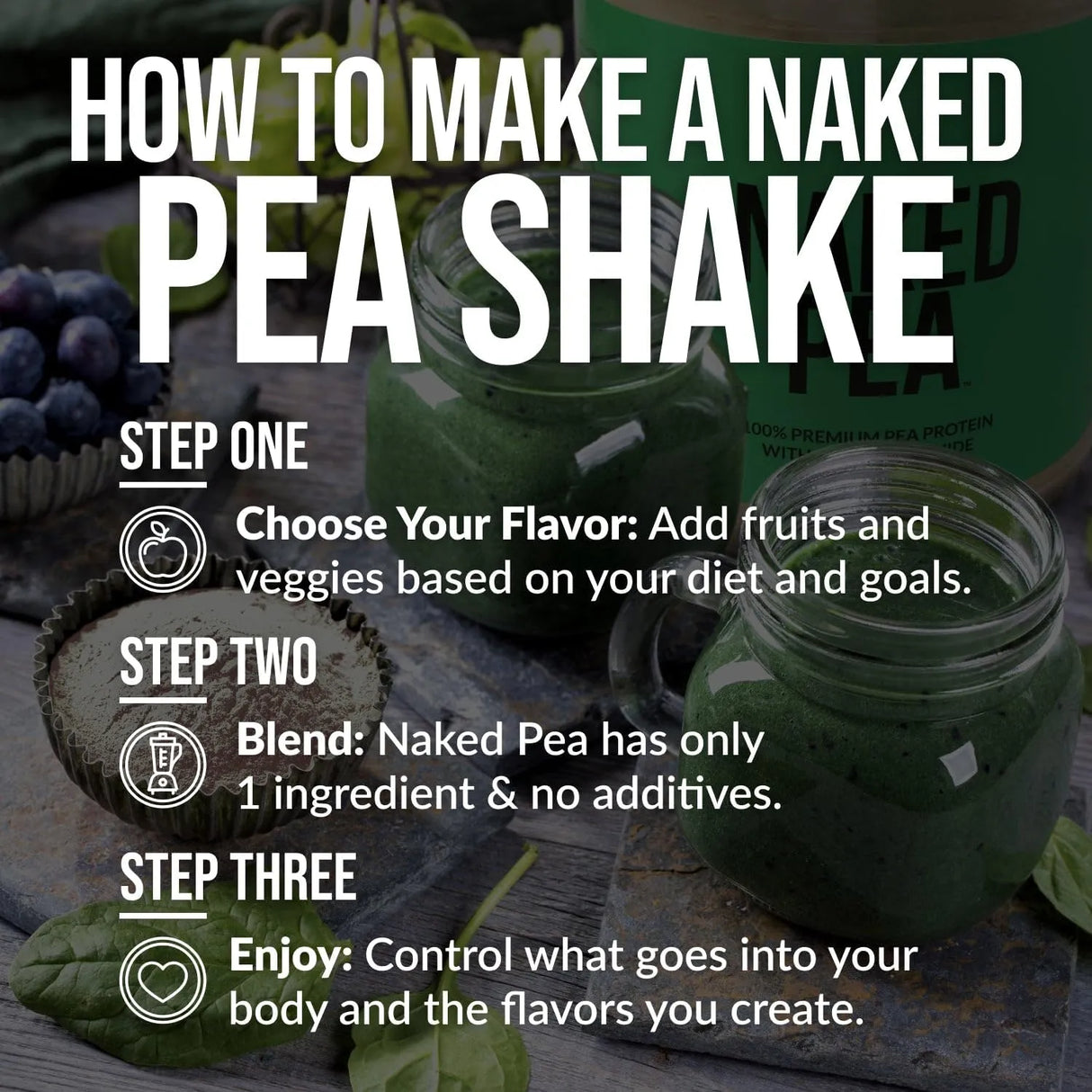 NAKED NUTRITION - Naked Pea Pea Protein Isolate 30 Servicios Unflavored 907Gr - The Red Vitamin MX - Suplementos Alimenticios - {{ shop.shopifyCountryName }}