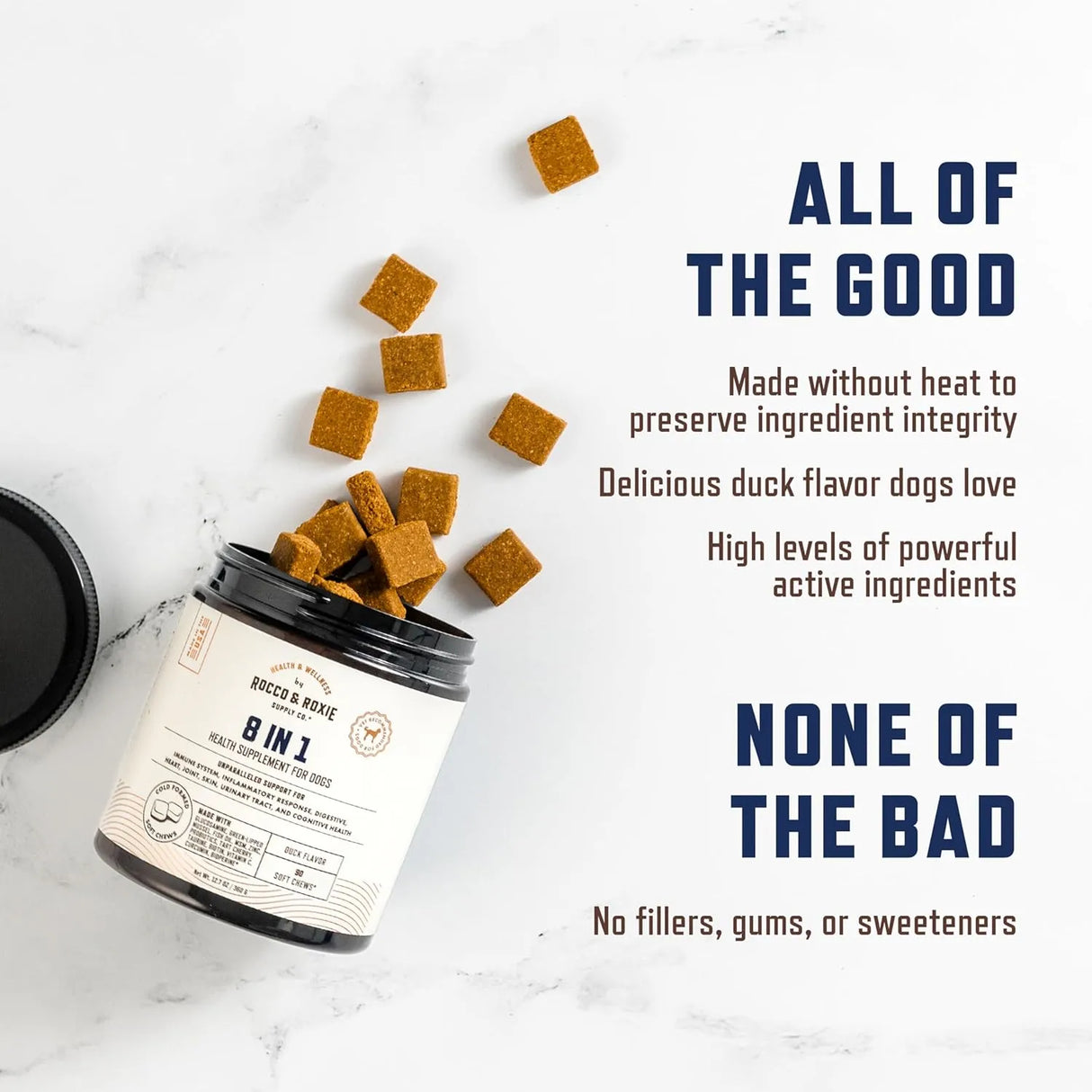 ROCCO & ROXIE - Rocco & Roxie 8 in 1 Dog Vitamins 90 Masticables - The Red Vitamin MX - Multivitamínicos Para Perros - {{ shop.shopifyCountryName }}