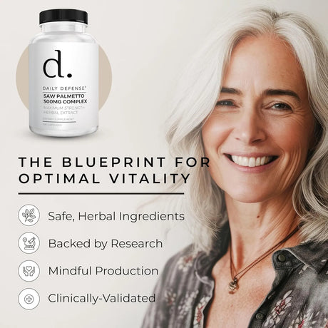 DAILY DEFENSE - Daily Defense Saw Palmetto Prostate Health 100 Capsulas - The Red Vitamin MX - Suplementos Alimenticios - {{ shop.shopifyCountryName }}