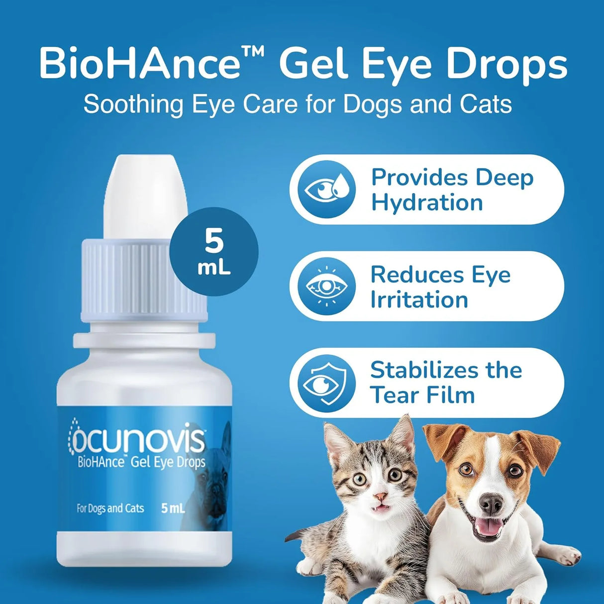 SENTRX - Sentrx Ocunovis Gel Eye Drops for Dogs & Cats 5Ml. 3 Pack - The Red Vitamin MX - Cuidado De Los Ojos De Los Perros - {{ shop.shopifyCountryName }}