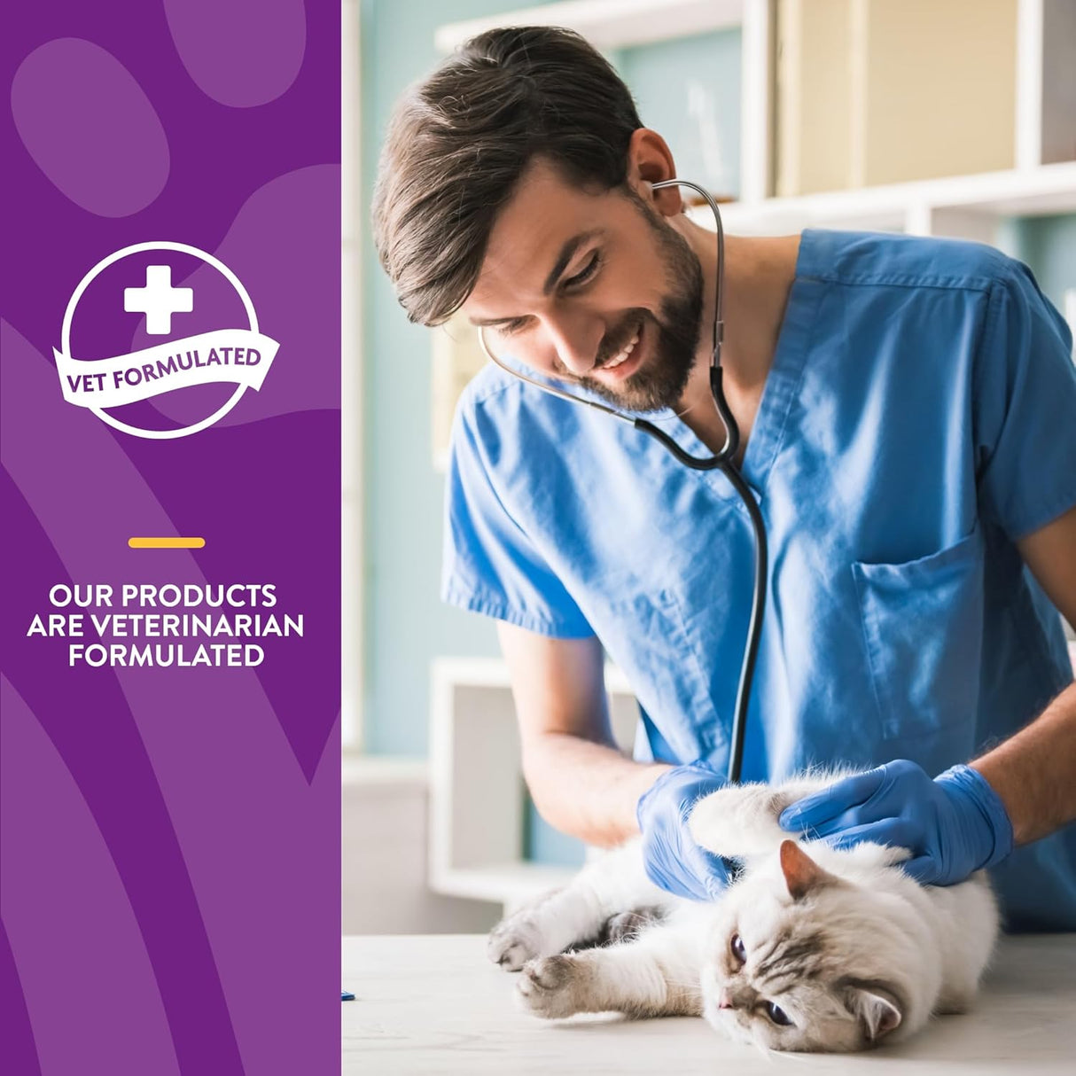 NaturVet VitaPet Senior Daily Vitamins for Cats 60 Masticables