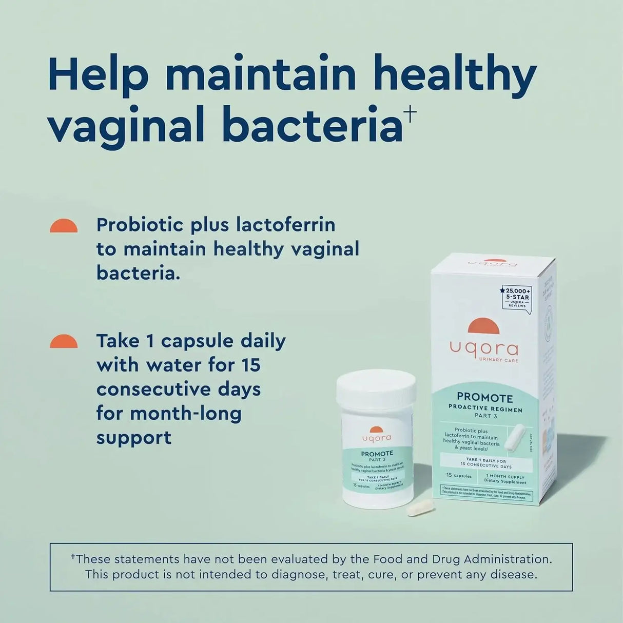 UQORA - Uqora Promote Support Vaginal Health 15 Capsulas 2 Pack - The Red Vitamin MX - Suplementos Alimenticios - {{ shop.shopifyCountryName }}