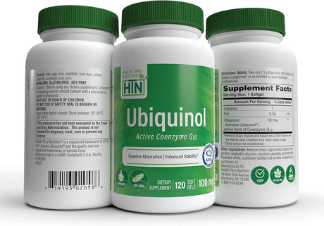 HEALTH THRU NUTRITION - Health Thru Nutrition Ubiquinol 100Mg. 120 Capsulas Blandas - The Red Vitamin MX - Suplementos Alimenticios - {{ shop.shopifyCountryName }}