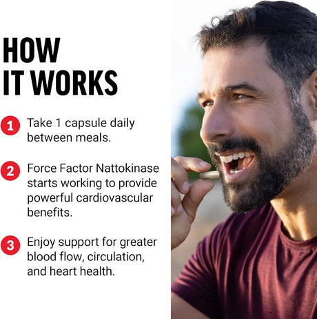 FORCE FACTOR - FORCE FACTOR Nattokinase 2000 FU 90 Capsulas - The Red Vitamin MX - Suplementos Alimenticios - {{ shop.shopifyCountryName }}