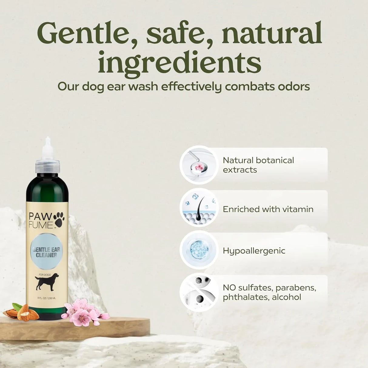 PAWFUME - Pawfume Dog Ear Cleaner Solution 8 Fl.Oz. - The Red Vitamin MX - Cuidado Del Oído De Perros - {{ shop.shopifyCountryName }}