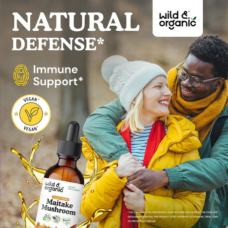 WILD & ORGANIC - Wild & Organic Maitake Mushroom Drops 2 Fl.Oz. - The Red Vitamin MX - Suplementos Alimenticios - {{ shop.shopifyCountryName }}