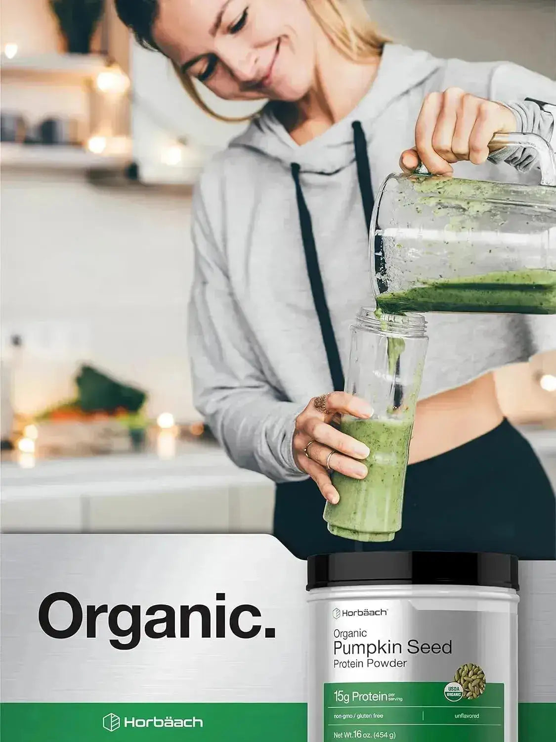 HORBAACH - Horbaach Pumpkin Seed Protein Powder Organic 454Gr. - The Red Vitamin MX - Suplementos Alimenticios - {{ shop.shopifyCountryName }}