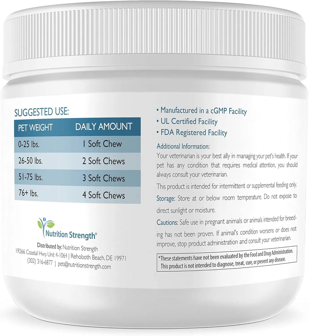 NUTRITION STRENGTH - Nutrition Strength Eye Care for Dogs Daily Vision Supplement 90 Masticables - The Red Vitamin MX - Cuidado De Los Ojos De Los Perros - {{ shop.shopifyCountryName }}